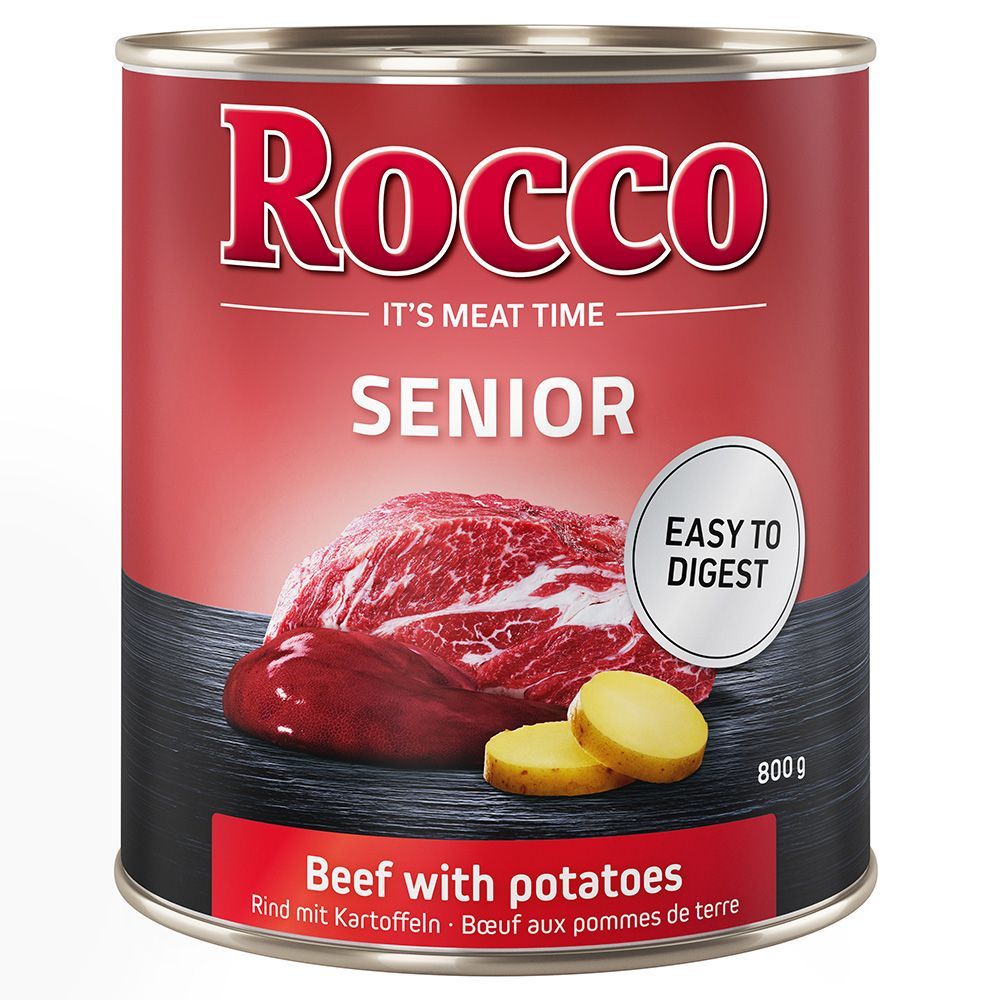 Rocco Senior 6 x 800 g  - Nötkött med potatis
