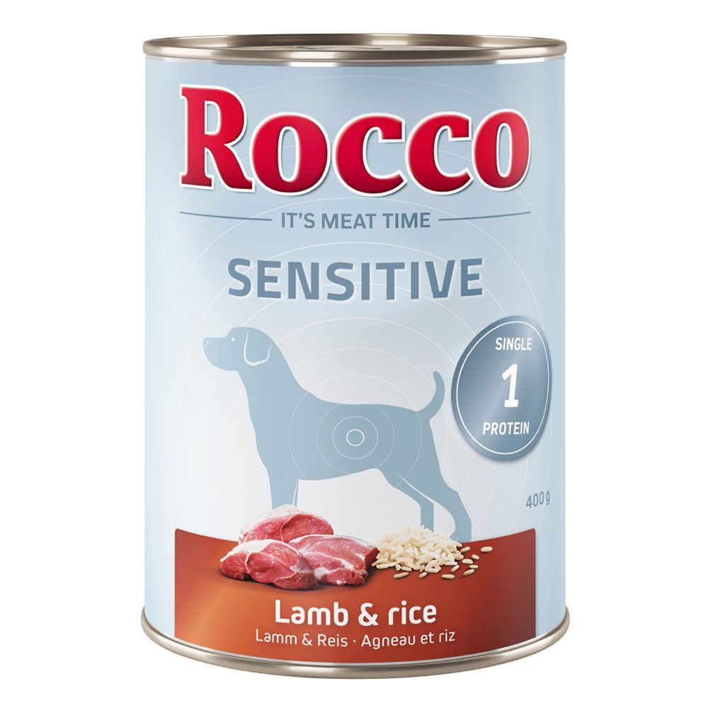 Rocco Sensitive 6 x 400 g - Lamm & ris