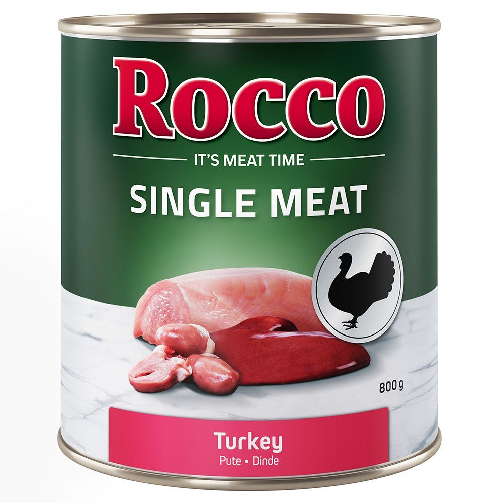 Rocco Single Meat 6 x 800 g - Kalkon