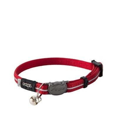 Rogz AlleyCat Halsband - Röd / 20-31 cm / 11 mm