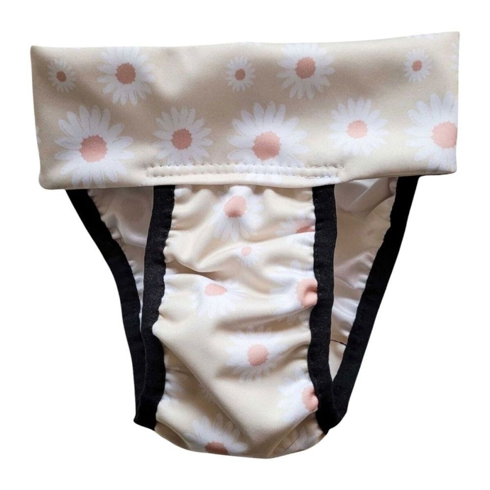 RuttuNuttu Tikskydd Blommig Beige (S)