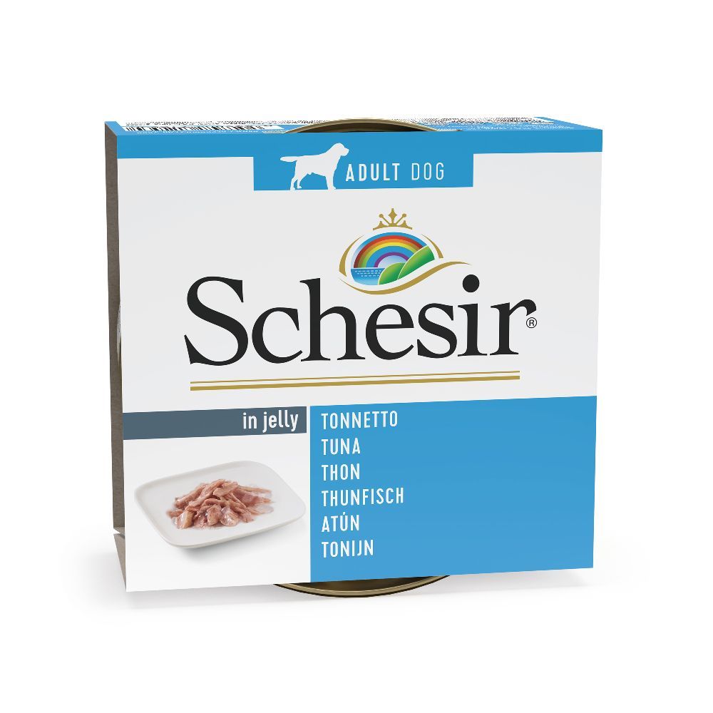 Ekonomipack: Schesir 12 x 150 g - Tonfisk