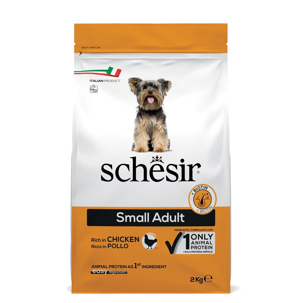 Schesir Dog Small Adult med kyckling - 2 kg