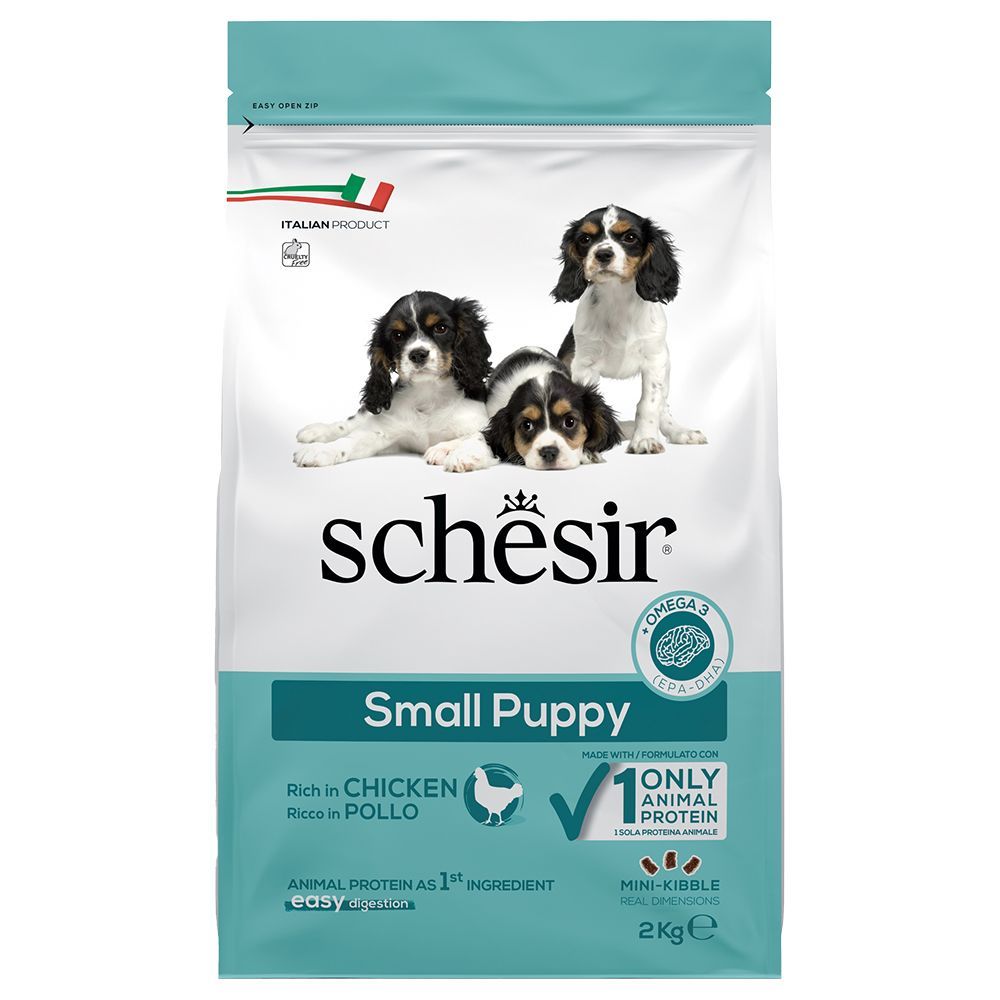 Schesir Dog Small Puppy med kyckling - 2 kg
