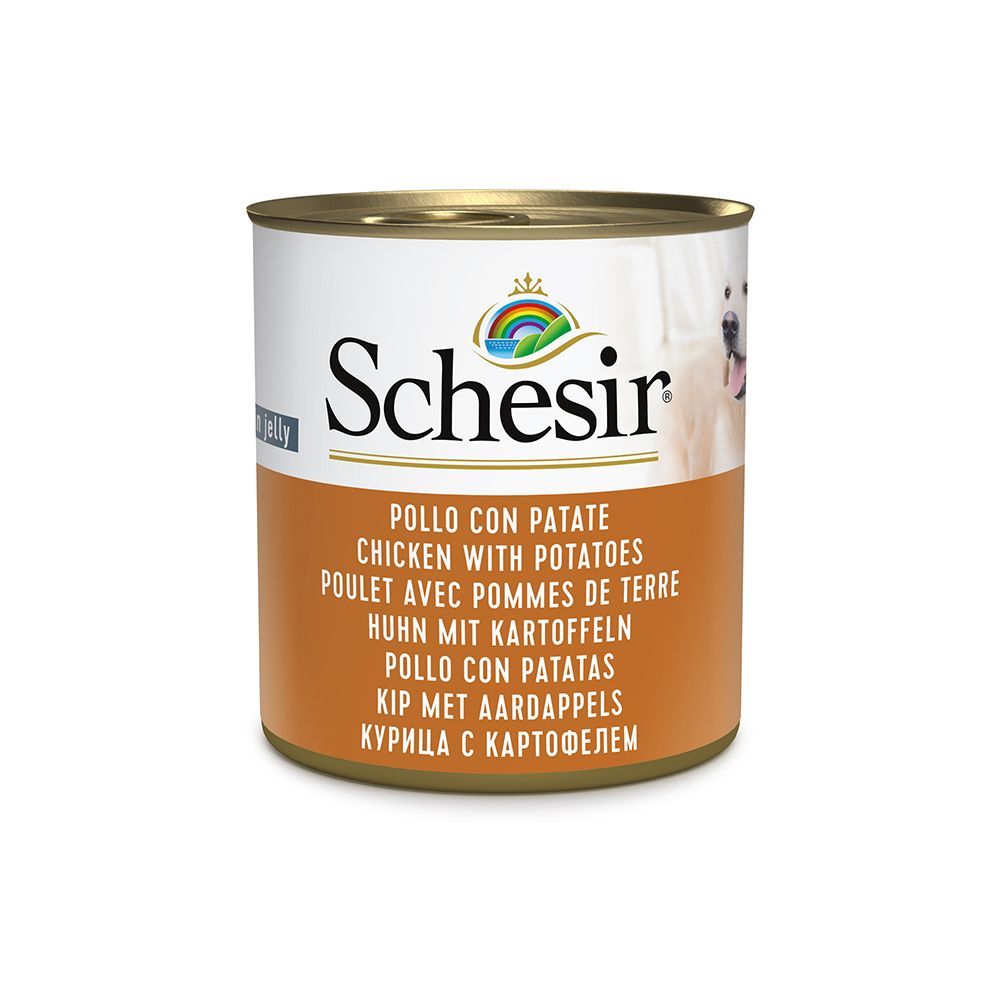 Schesir våtfoder 6 x 285 g  - Kyckling & potatis