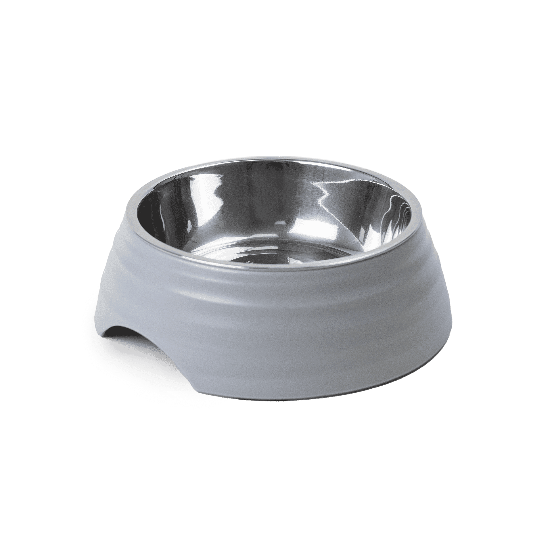 Matskål Ripple Grå S 160ml, 14x4,5cm