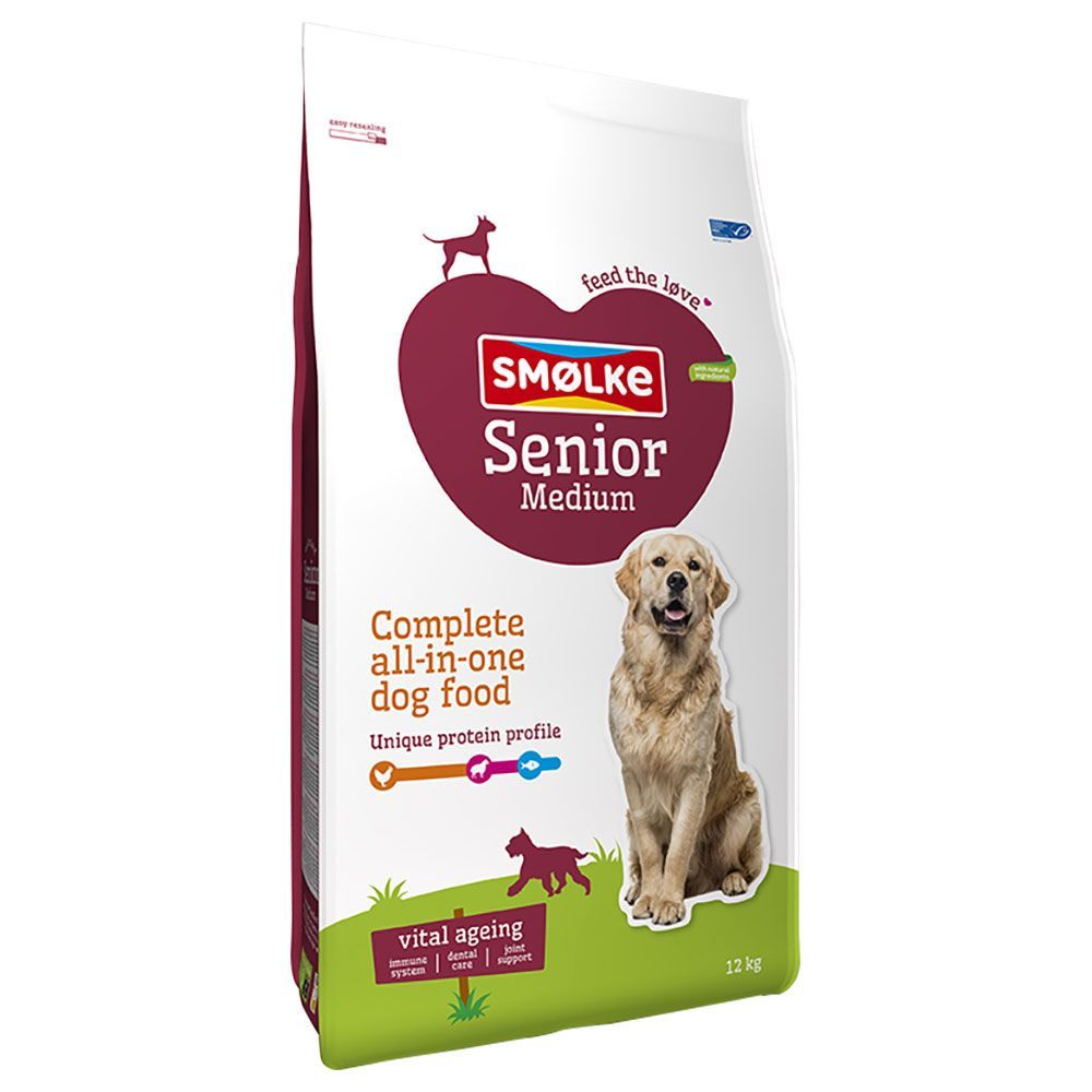 Smølke Dog Senior Medium - 12 kg