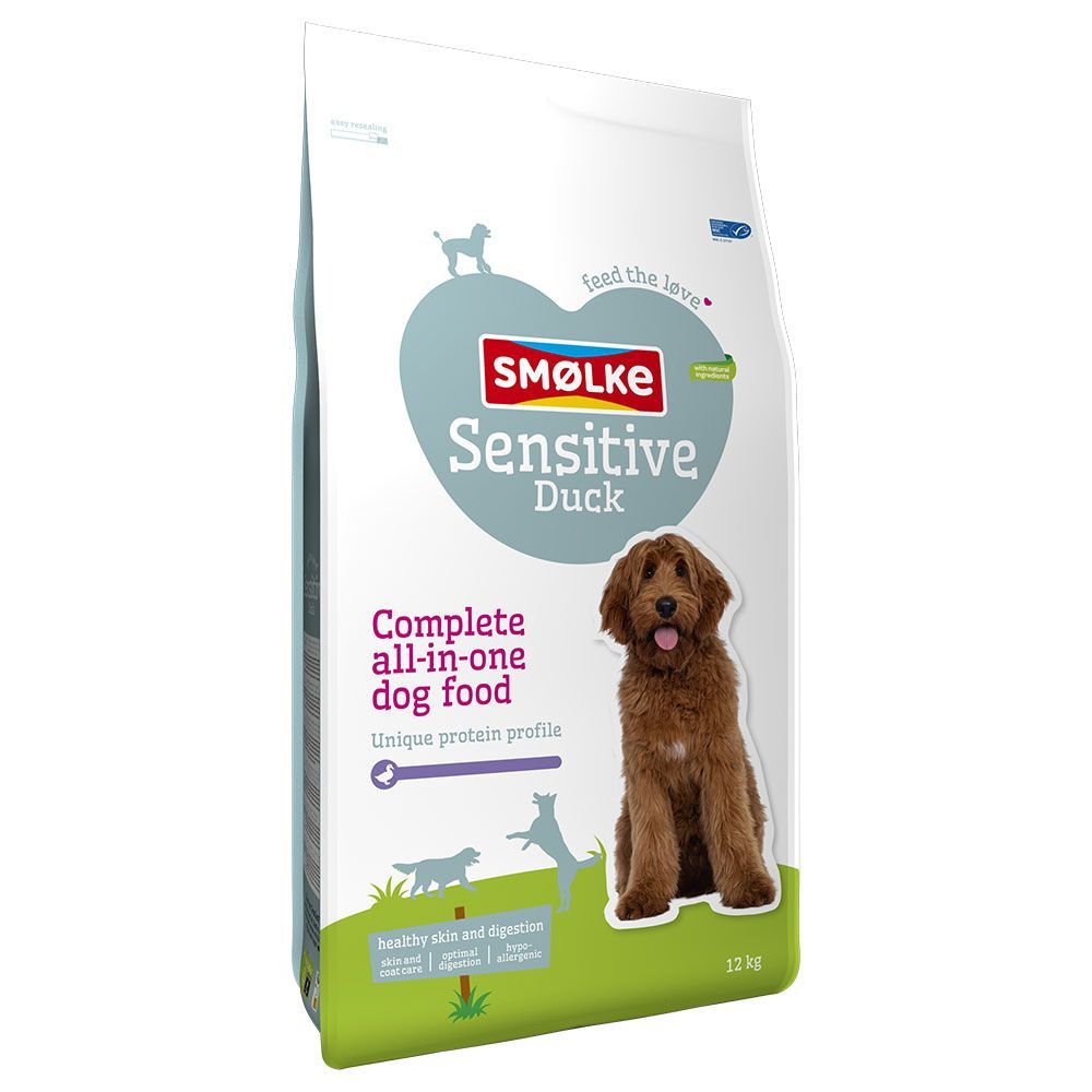 Smølke Dog Sensitive med anka - 12 kg