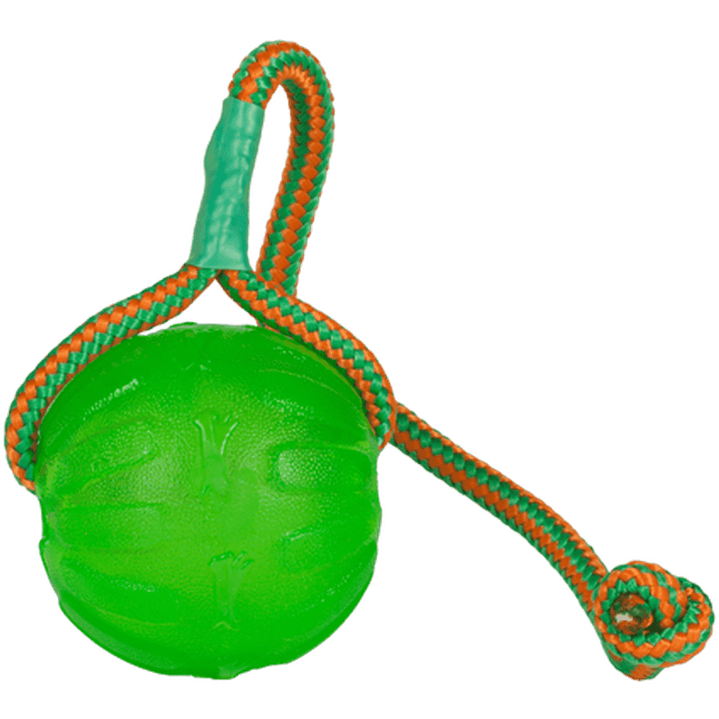 Everlasting Fun Ball med rep Green 8 cm