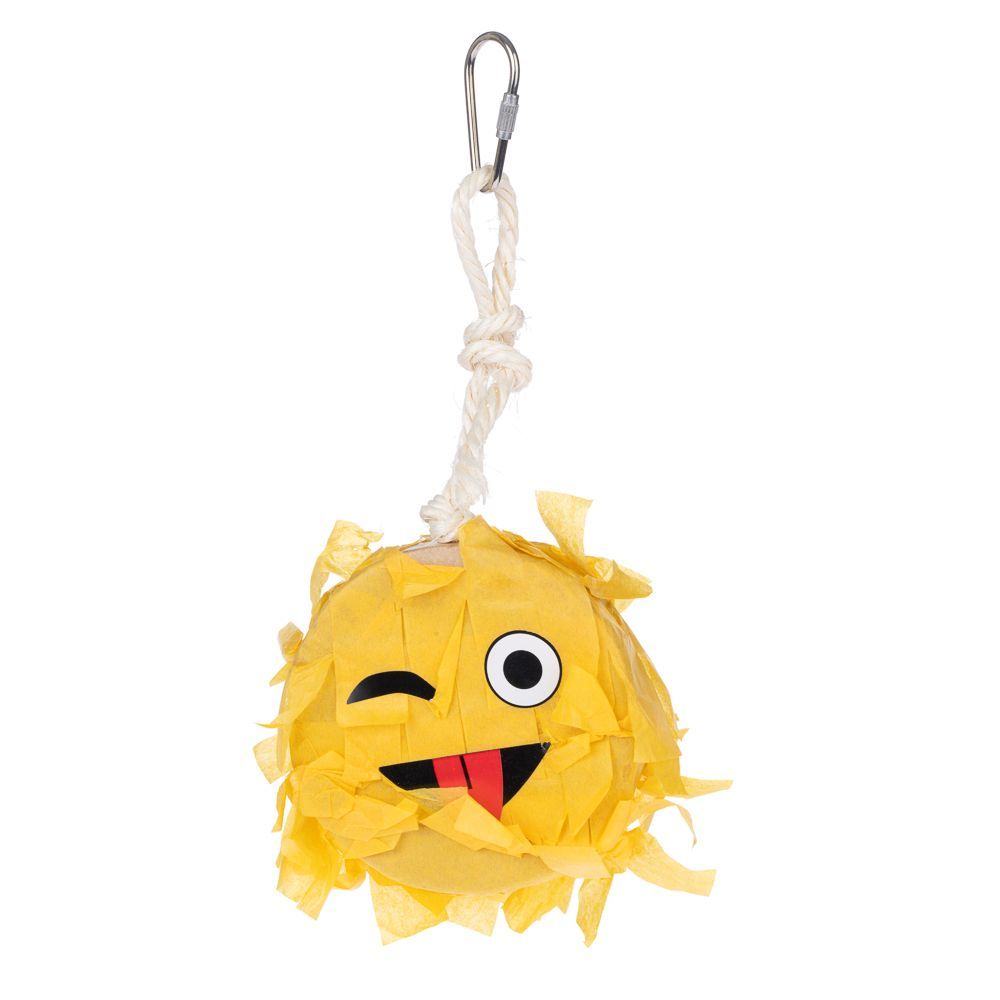 TIAKI fågelleksak Emoji Piñata - Ø 8,5 x H 3 cm