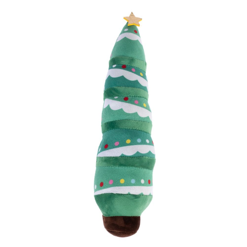 TIAKI hundleksak plysch julgran - Ø 8 x L 31 cm