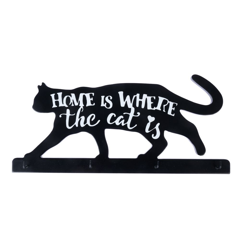 TIAKI nyckelställ "Home Is Where The Cat Is" - 1 St