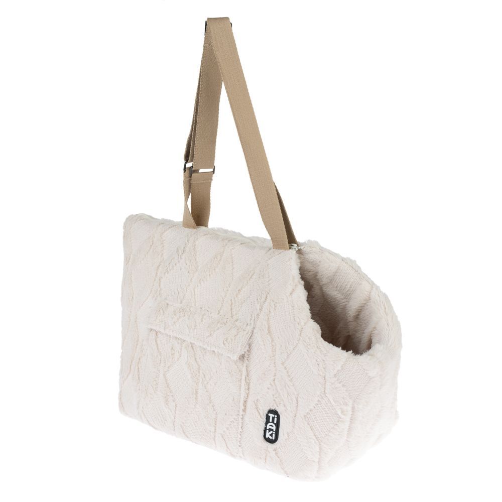 TIAKI Plush hundväska - L 41 x B 27 x 29 cm
