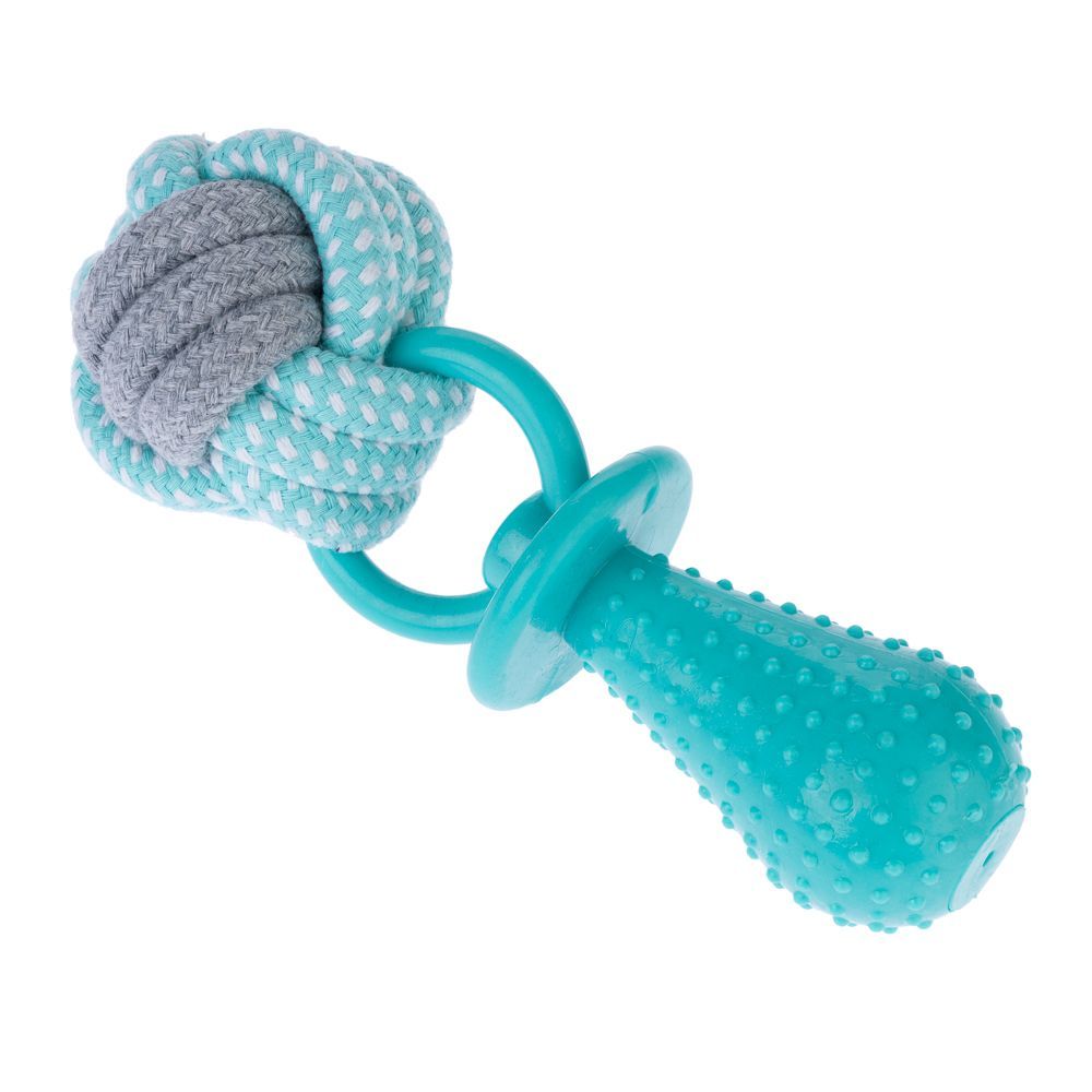 TIAKI repboll med dummy tuggleksak  - Ø 7 x L 19 cm