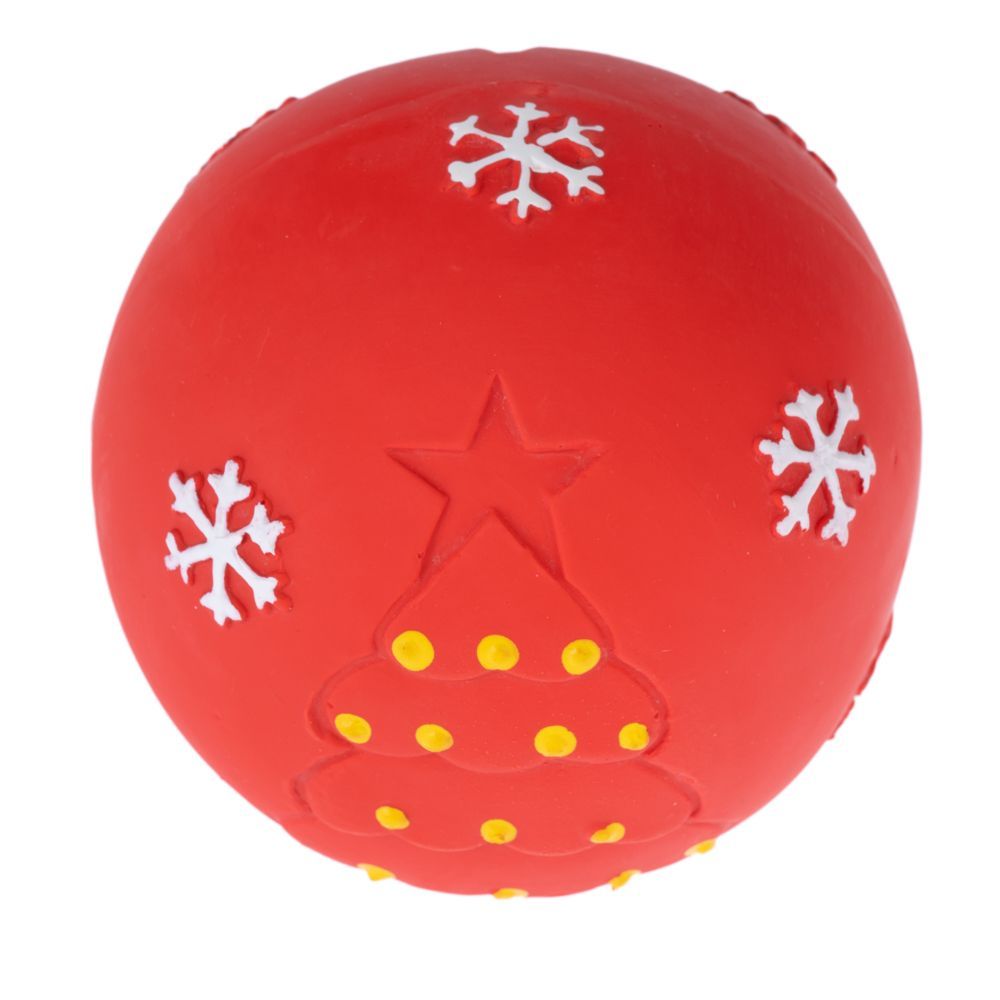 TIAKI Snowflake latexboll - ca Ø 8 cm