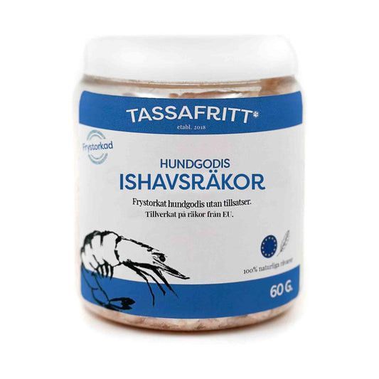 Frystorkade Ishavsräkor Hundgodis - 60 g