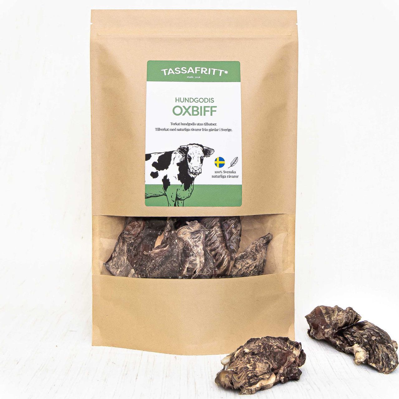 Svenskt Hundgodis Oxbiff - 500 g