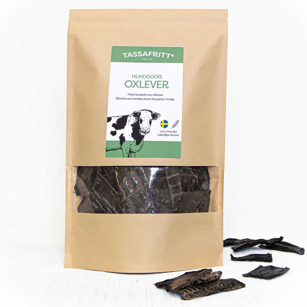 Svenskt Hundgodis Oxlever - 1 kg