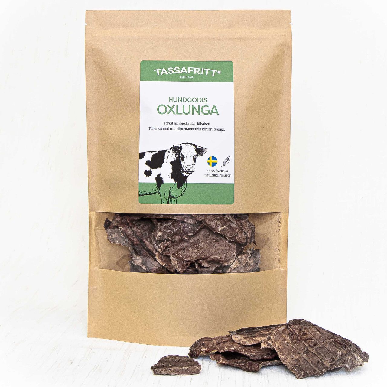 Svenskt Hundgodis Oxlunga - 1 kg