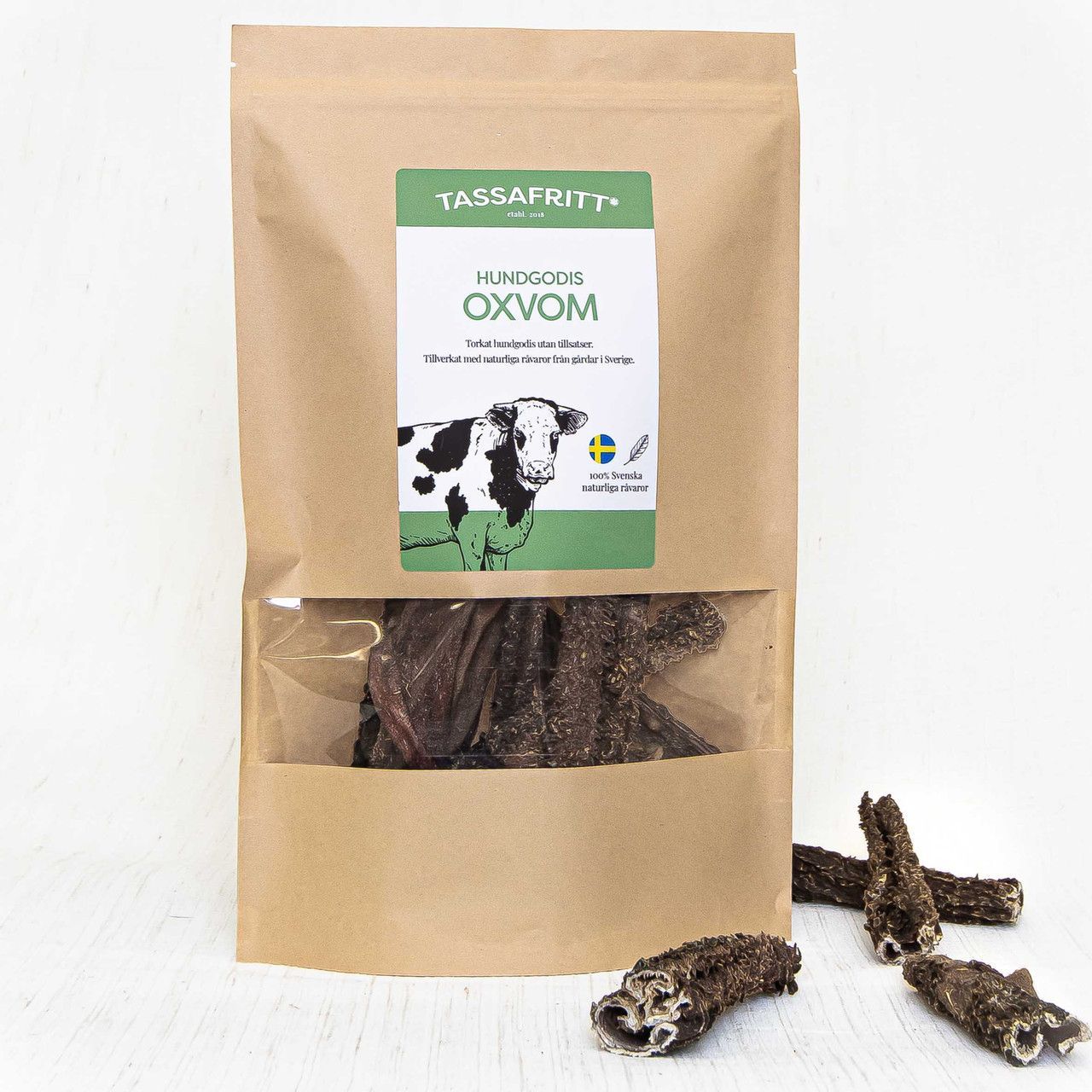 Svenskt Hundgodis Oxvom - 100 g