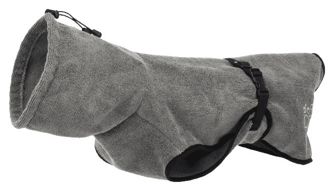 Badrock, frotté, L: 60 cm, grå