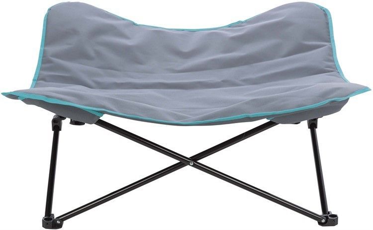 Campingsäng Trixie 69×20×69 cm Mörkgrå/petrol