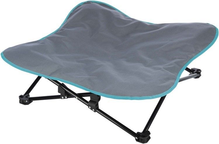 Campingsäng Trixie 88×32×88 cm Mörkgrå/petrol