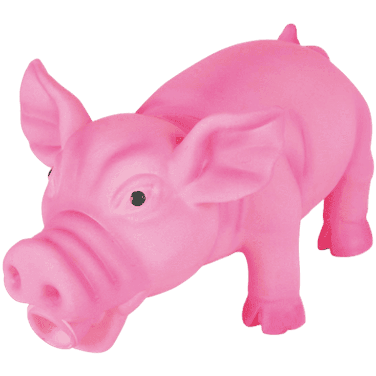 Dog Toy Latex Pig Polyester Filling Mix 17 cm