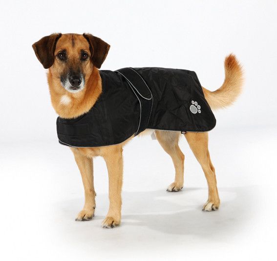 Orleans Hundtäcke  i Fleece med Reflex - Svart 80