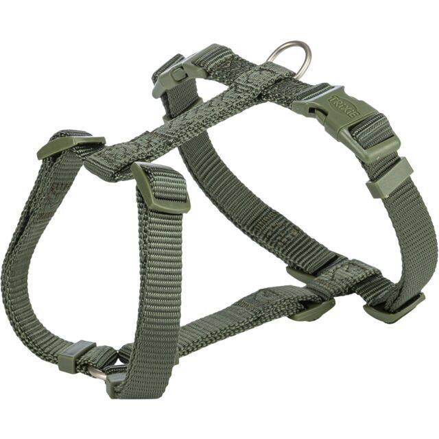 Premium H-sele för Hund - L-XL / Olivgrön