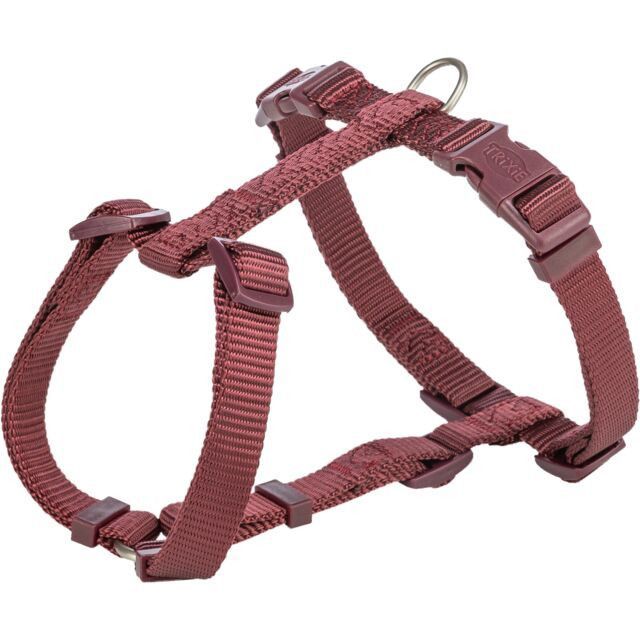 Premium H-sele för Hund - XS-S / Sangria