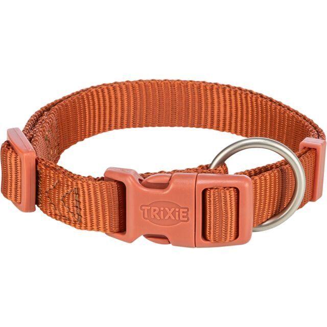 Premium halsband för Hund - M-L / Rost