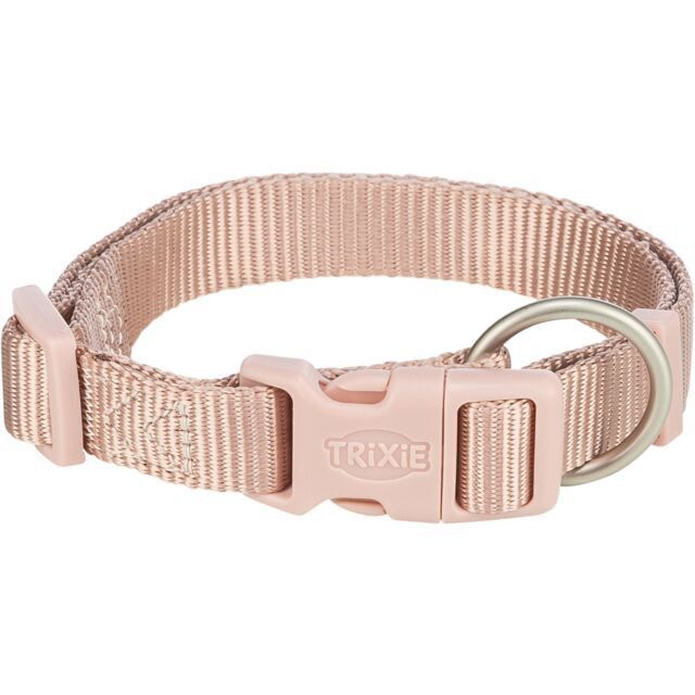 Premium halsband för Hund - S-M / Blush