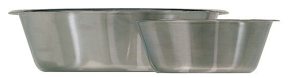 Rostfri matskål - Small låg