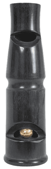 Visselpipa i horn 2-tons 6,5 cm