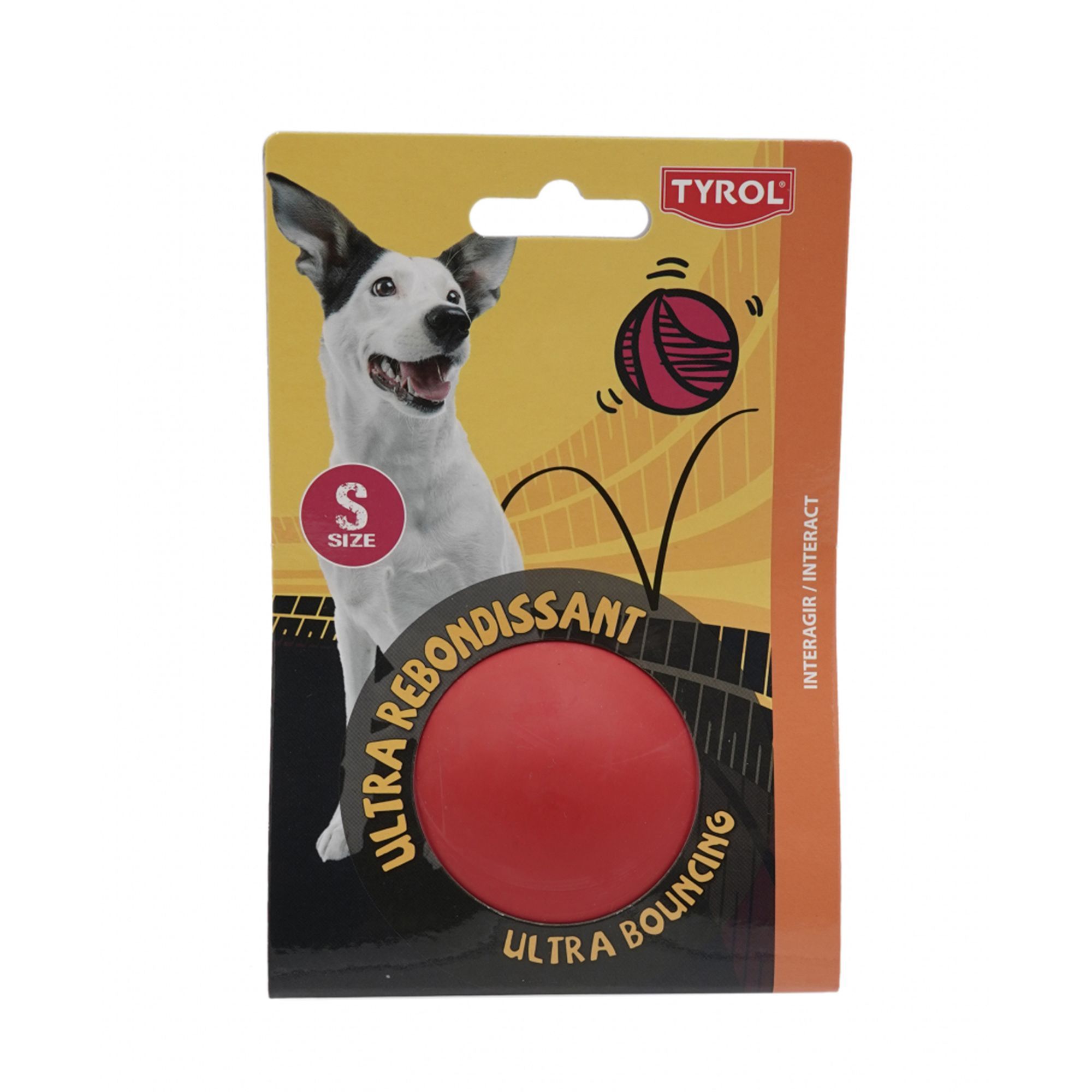 TYROL - Boll Ultrastuds Hundleksak -  S