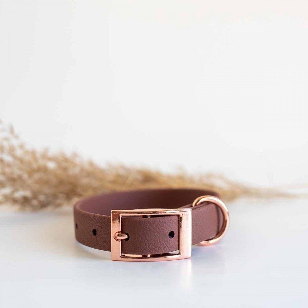 Tyylivoitto Classy Hundhalsband Brun (XS)