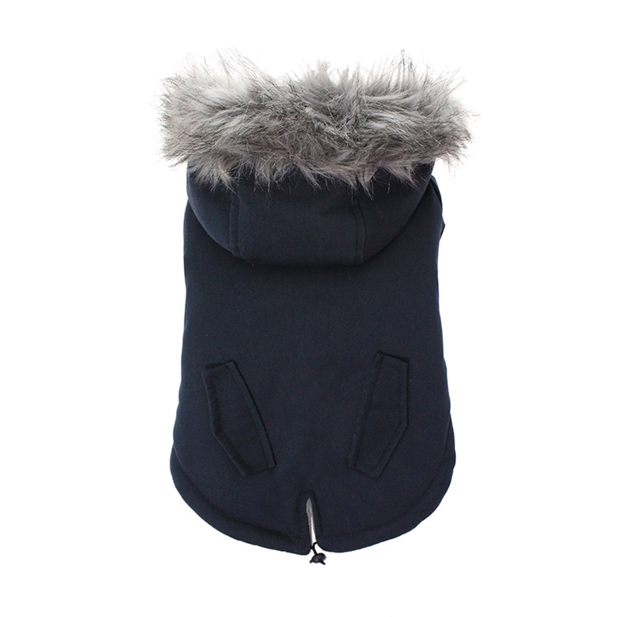 Hundparkas - Mörk marinblå / 30 cm