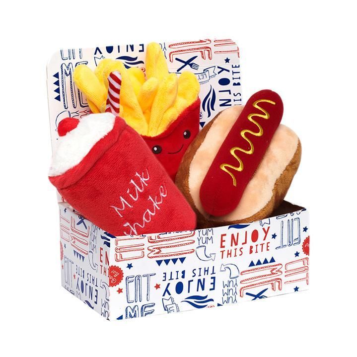 Meal Deal Box Hundleksak - Korv med Bröd