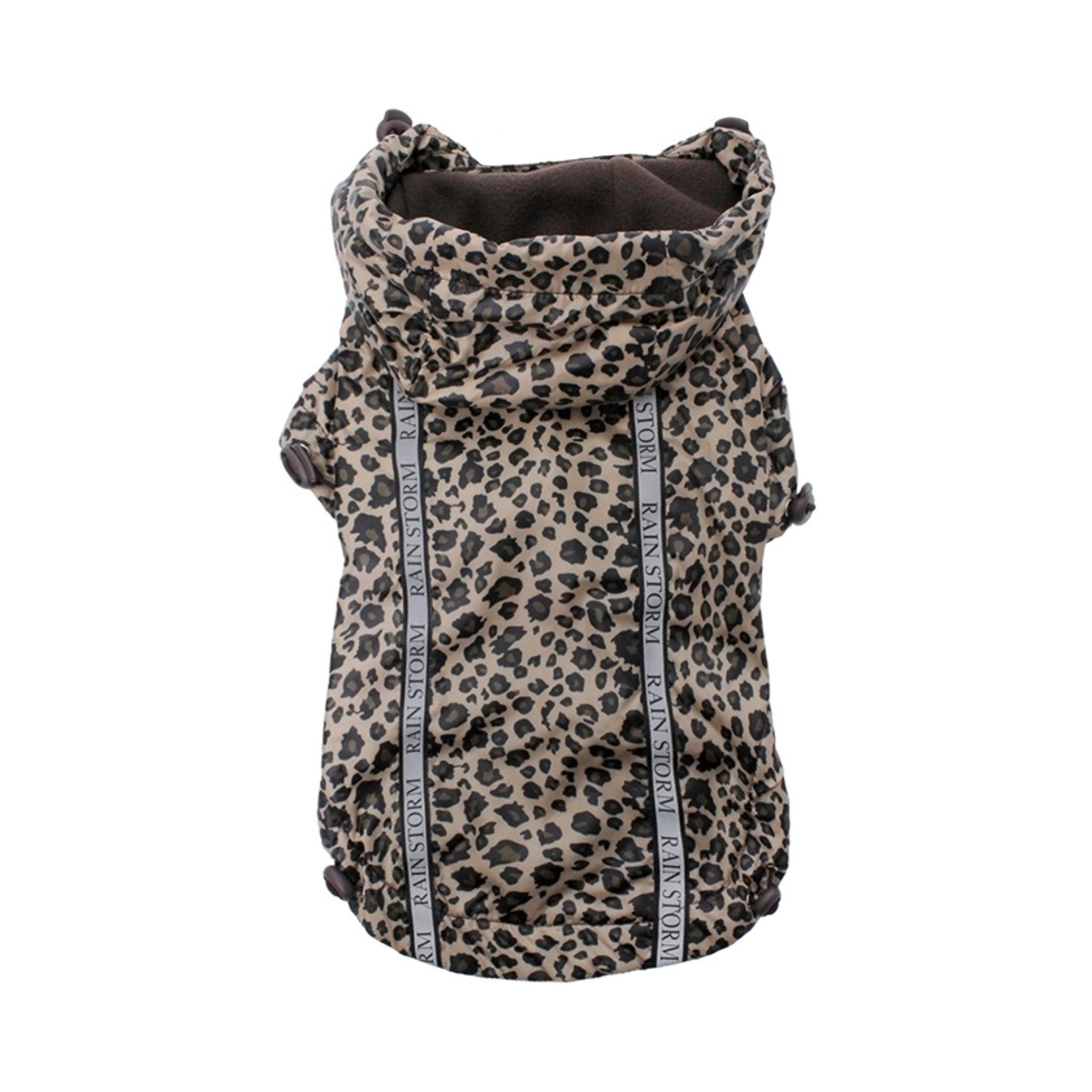 Rainstorm Hundjacka - Leopard / 20 cm