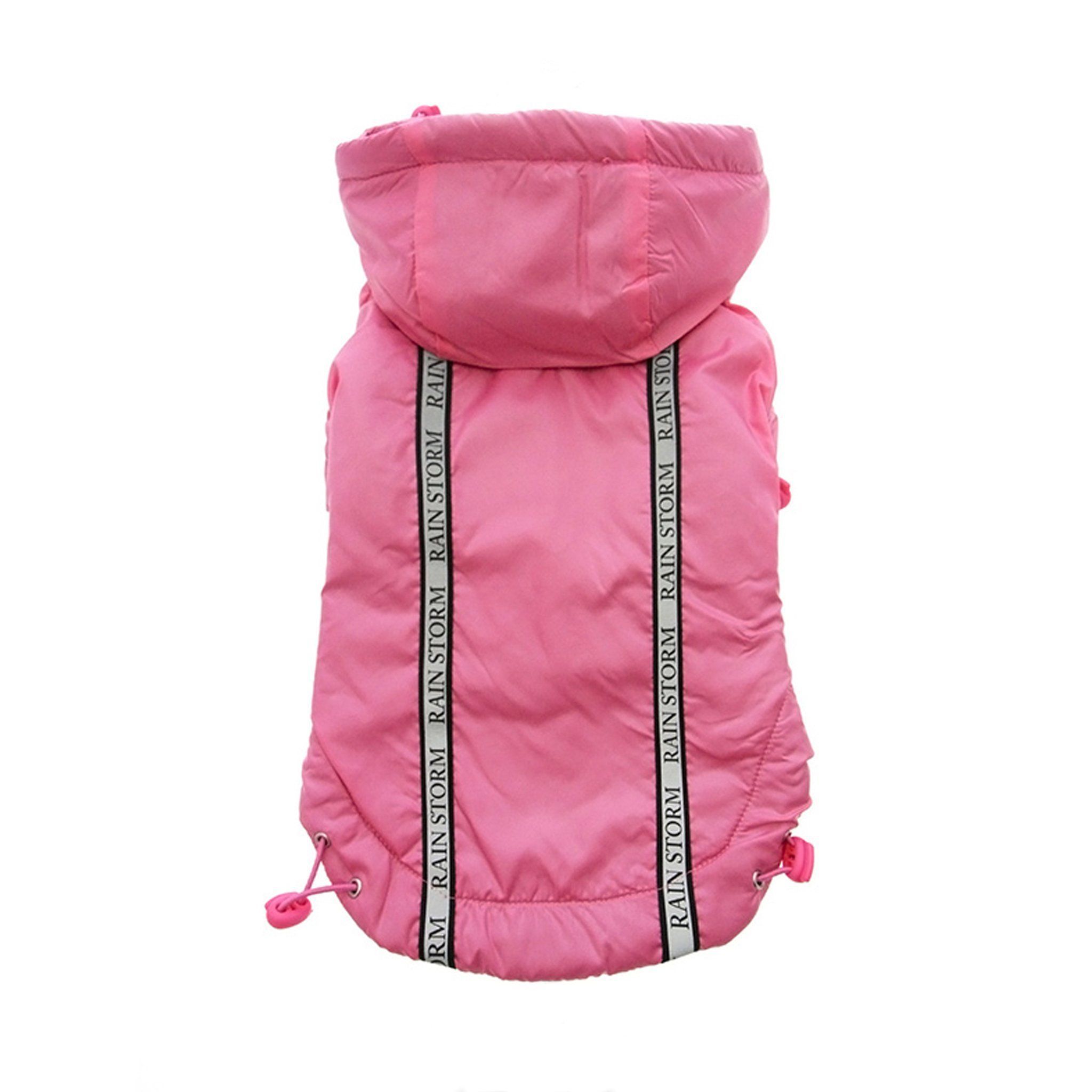 Rainstorm Hundjacka - Rosa / 35 cm