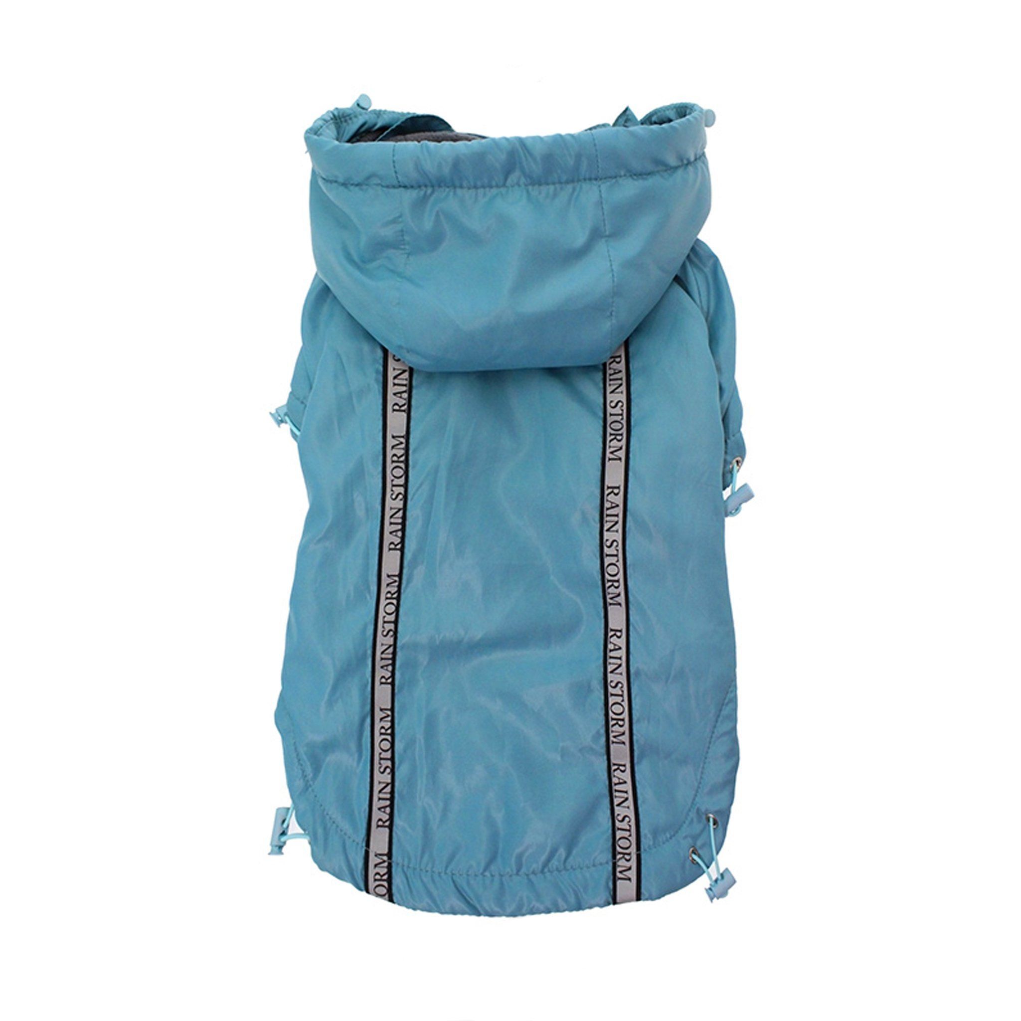Rainstorm Hundjacka - Turkos / 40 cm