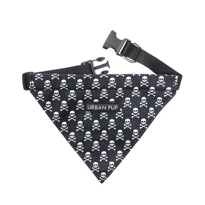Urban Pup Bandana - Skulls & Crossbones / S