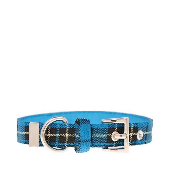 Urban Pup Halsband - Blue Tartan / L