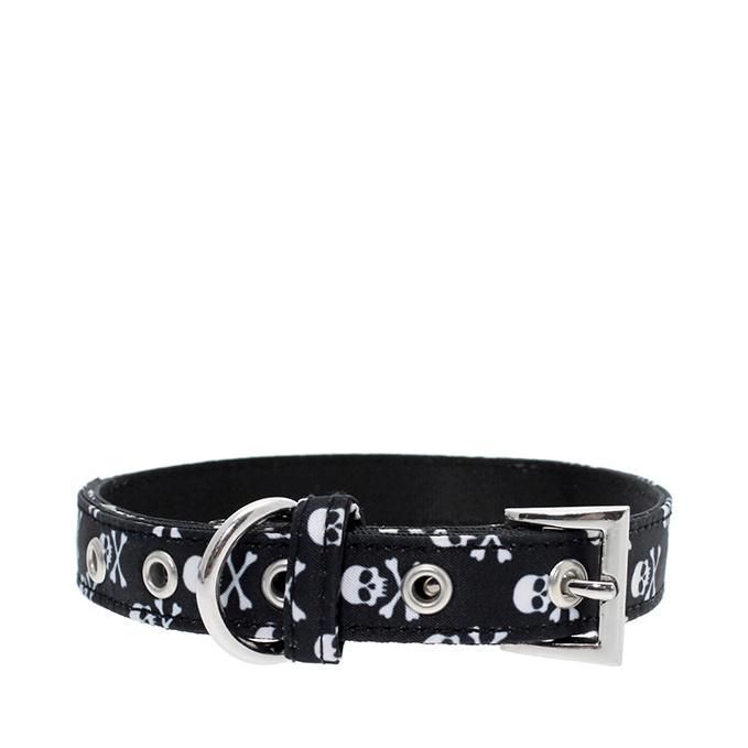 Urban Pup Halsband - Skulls & Crossbones / L