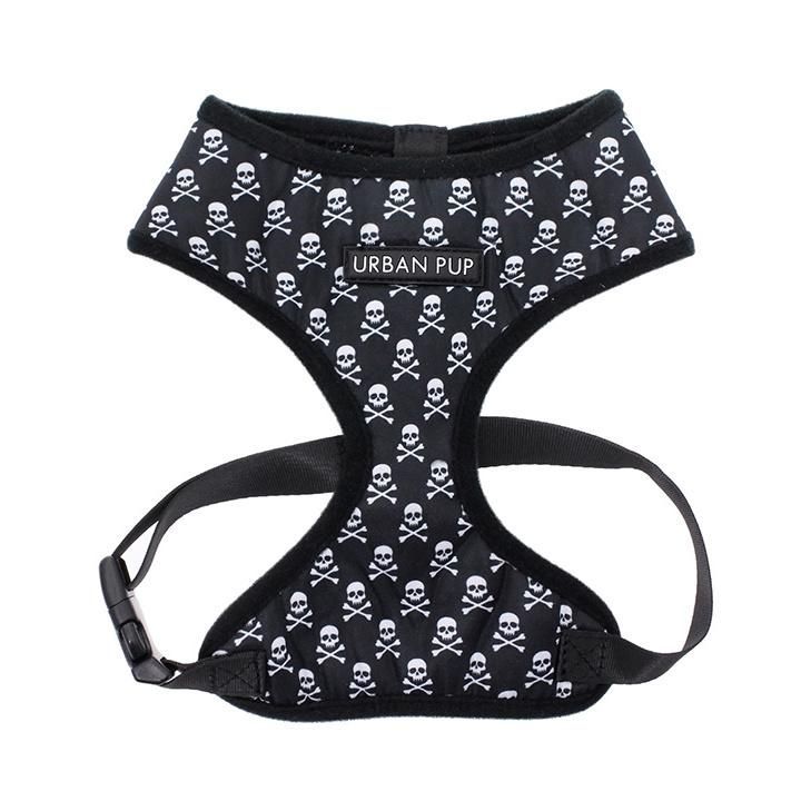 Urban Pup Harness - Skulls & Crossbones / S
