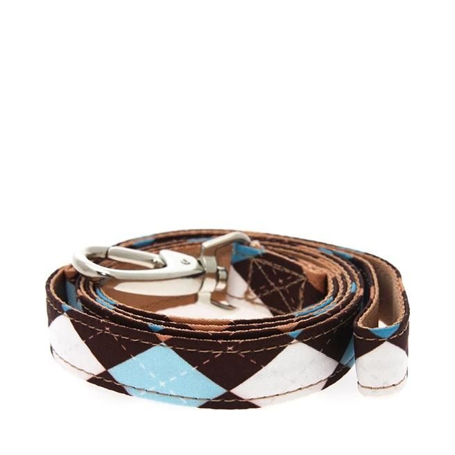 Urban Pup Koppel - Brown & Blue Argyle