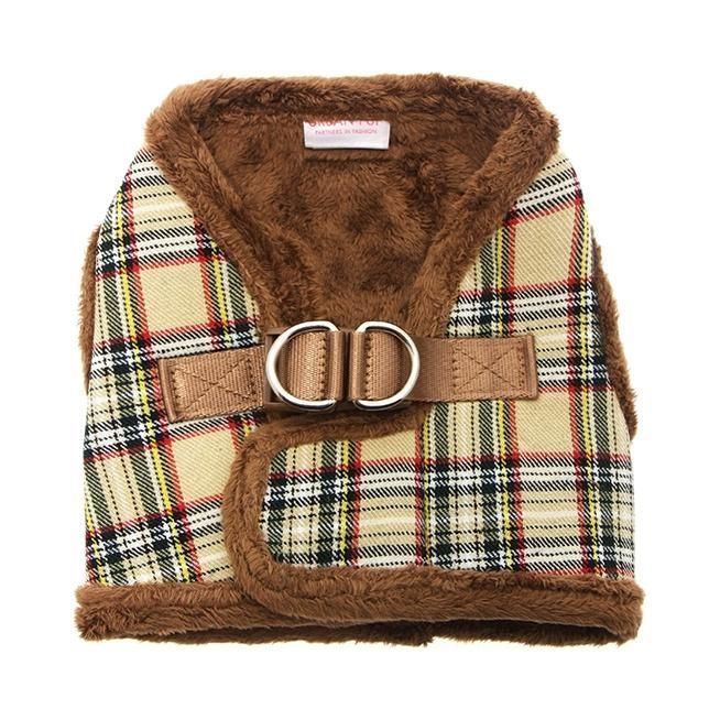 Urban Pup Luxury Harness - Brown Tartan / M