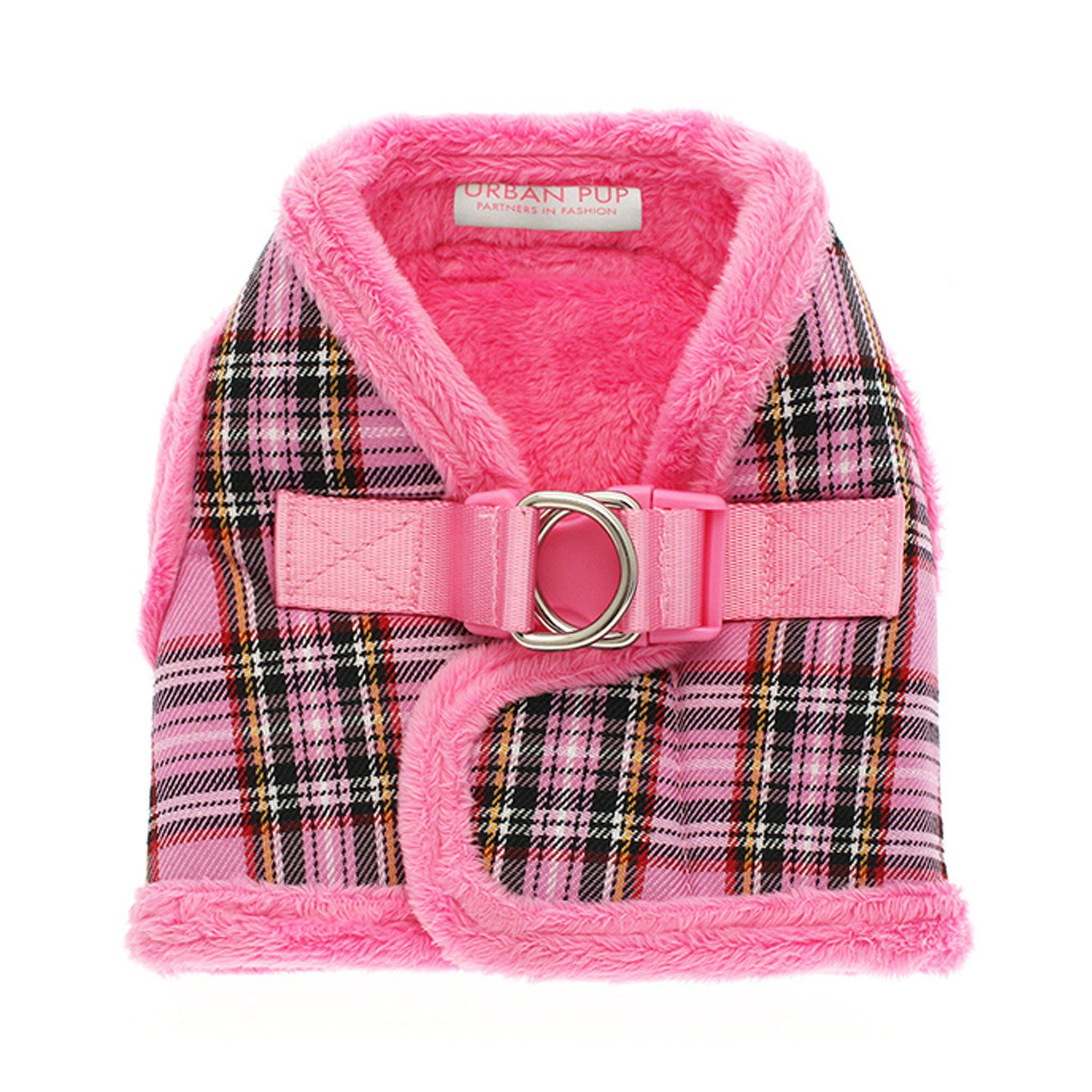 Urban Pup Luxury Harness - Pink Tartan / L
