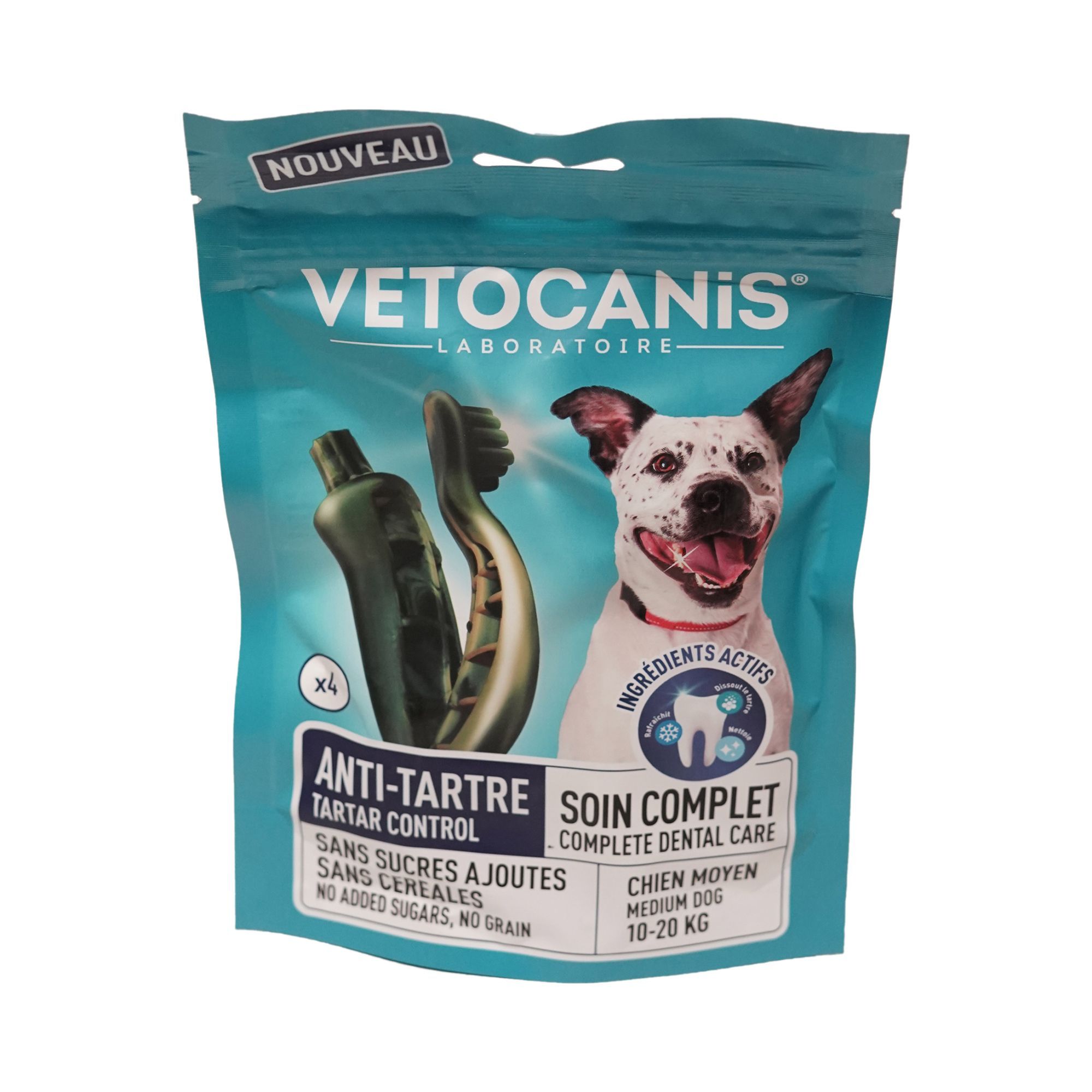 Vetocanis Tartar Control Tuggben - M (4-pack)